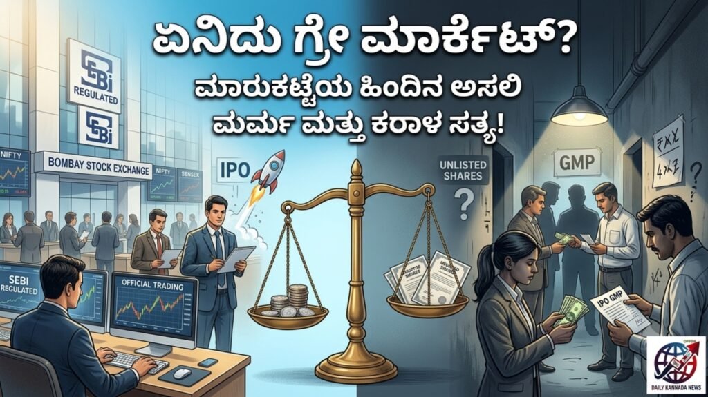 STOCK MARKET:ಏನಿದು ಗ್ರೇ ಮಾರ್ಕೆಟ್? ಮಾರುಕಟ್ಟೆಯ ಹಿಂದಿನ ಮರ್ಮ!
