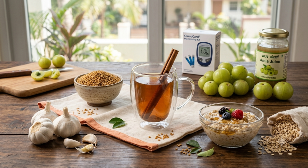 Natural home remedies to reduce bad cholesterol and improve heart health in Kannada