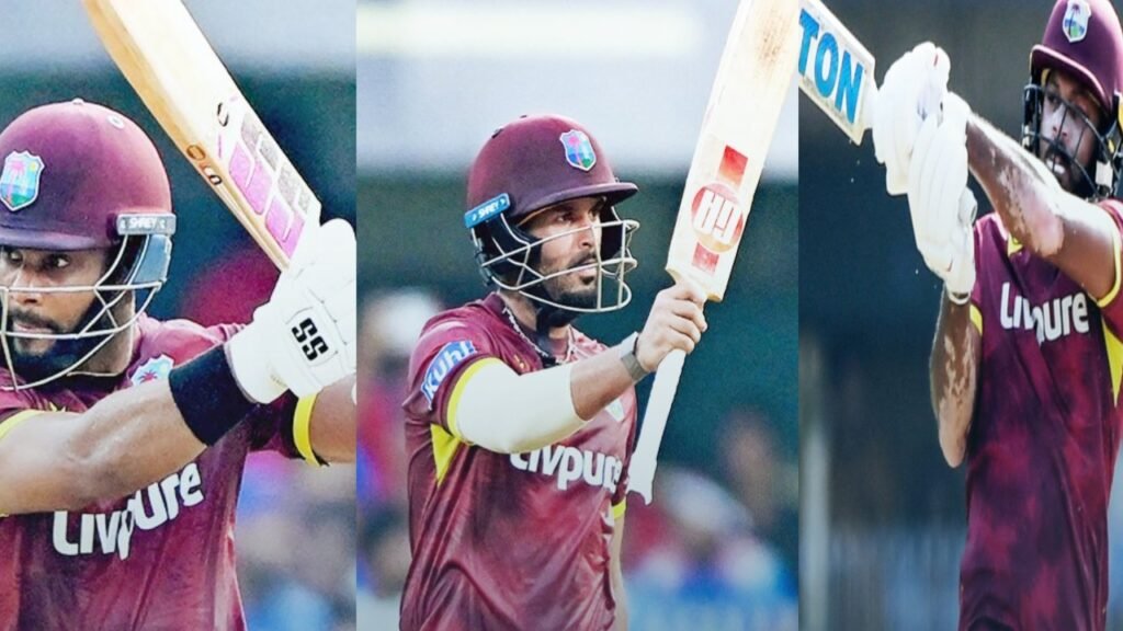 IND vs WI 2nd ODI scorecard: John Campbell, Shai Hope mathu Amir Jangoo century record